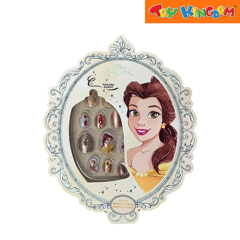 S&Li Cosmetic Disney Princess Glitter Press On Nail Set