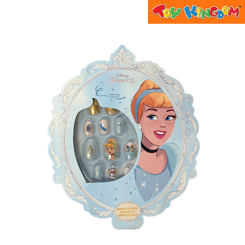 S&Li Cosmetic Disney Princess Glitter Press On Nail Set