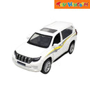 Metal Speed Zone Toyota Land Cruiser Prado White Die-cast