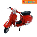 Metal Speed Zone Official Licensed 1:18 1976 Vespa 200 Rally Red Die-cast
