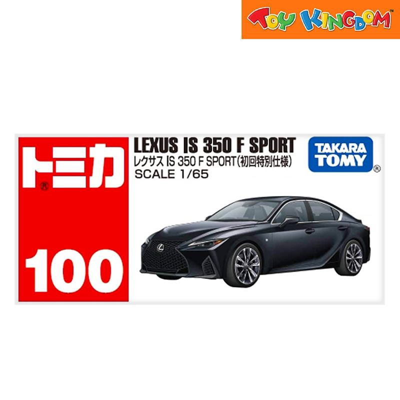 Tomica No.100 Lexus IS 350 F Sport Black Die-cast