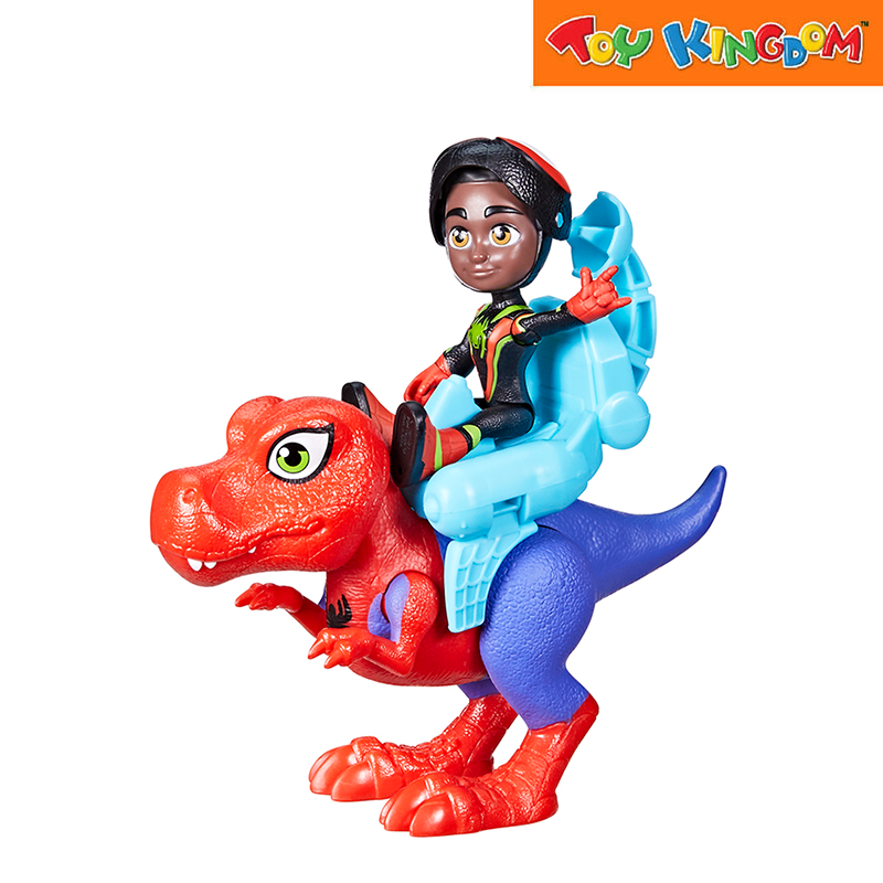 Disney Junior Marvel SAF Dino Webs Spidey Rex & Miles Spin Morales Action Figure