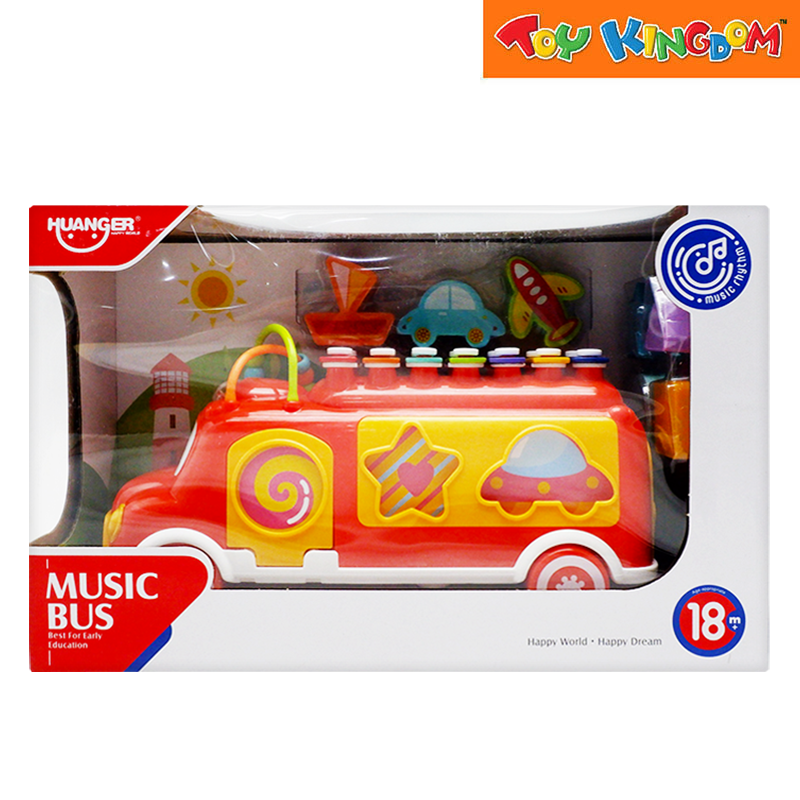 Huanger Music Rhythm Music Bus Early Education Toy Kingdom Huanger Music Rhythm Music Bus Early Education Toy Kingdom