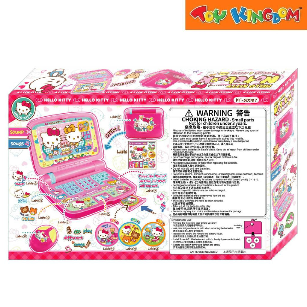 Computer Pc Playset Sanrio Hello Kitty Computer Notebook Playset – Toy Kingdom