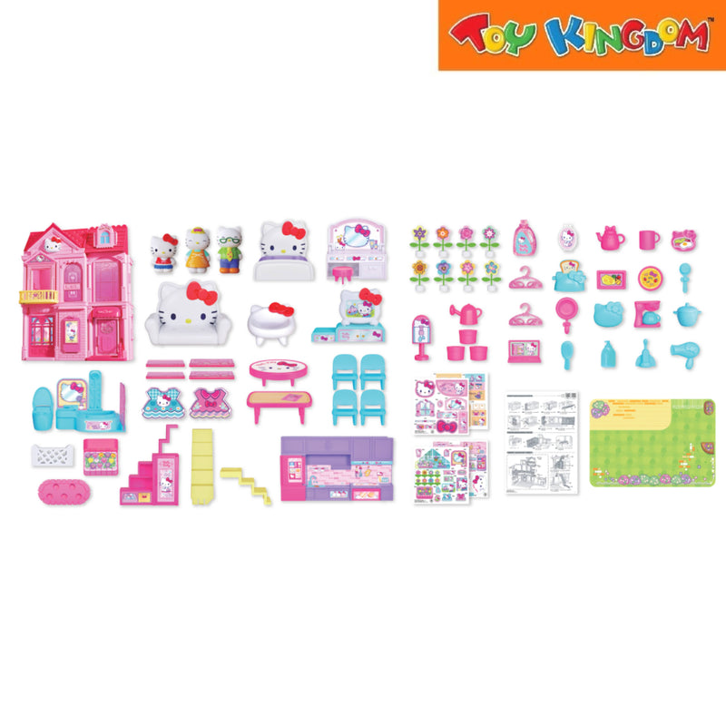 Sanrio Hello Kitty Deluxe Villa 68pcs Playset