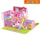 Sanrio Hello Kitty Deluxe Villa 68pcs Playset