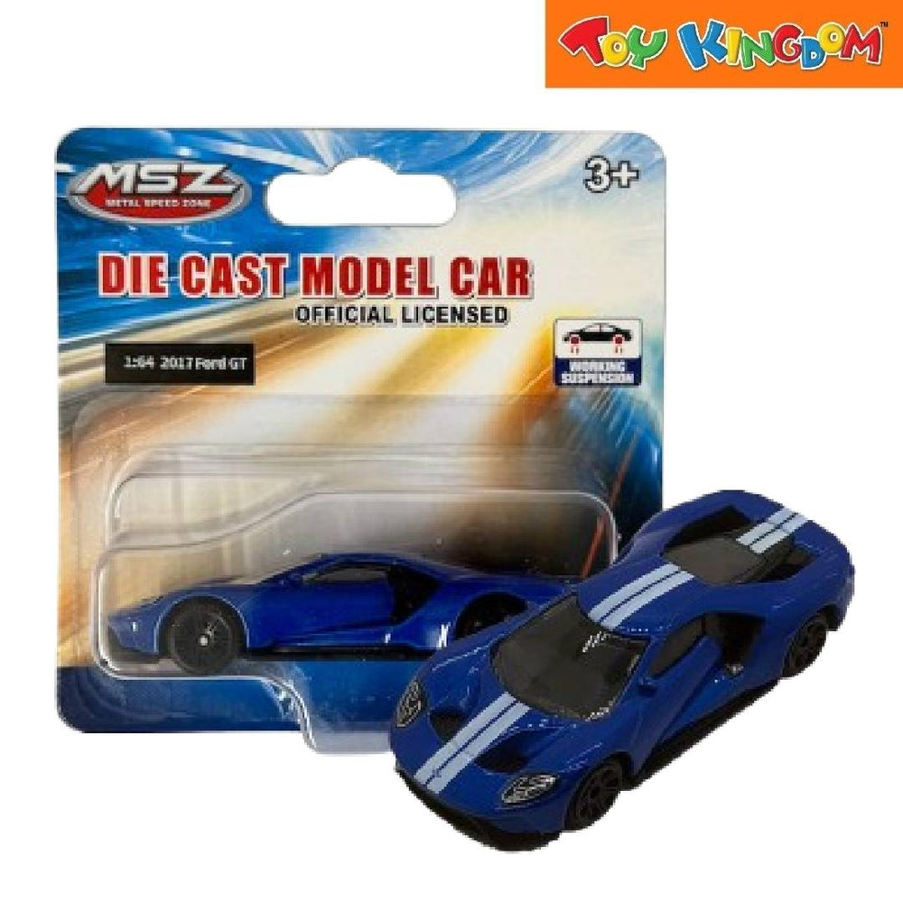 コレクション tequtequ787 Metal Speed Zone 1:64 2017 Ford GT Blue Die-cast | Toy Kingdom