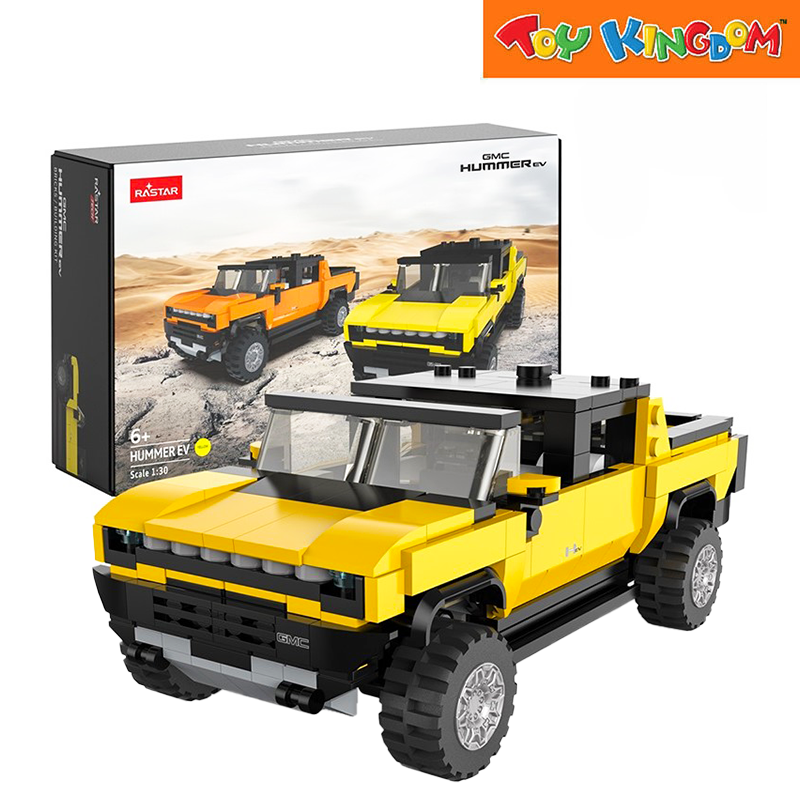 Rastar R/C 1:30 Hummer EV Bricks Yellow Die-cast