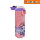 Zippies Lab Disney Frozen Explore More Frosted Lights Pink Flip-Top Insulated Water Bottle