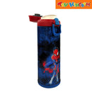 Zippies Lab Marvel Spider-Man Skate Park Black/Blue Flip-Top Insulated Water Bottle