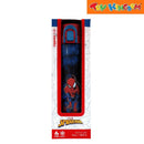Zippies Lab Marvel Spider-Man Skate Park Black/Blue Flip-Top Insulated Water Bottle