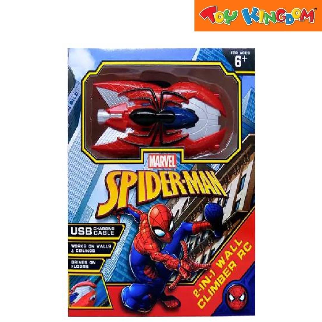 Marvel SpiderMan Wall Climber 2in1 RC Diecast Toy Kingdom