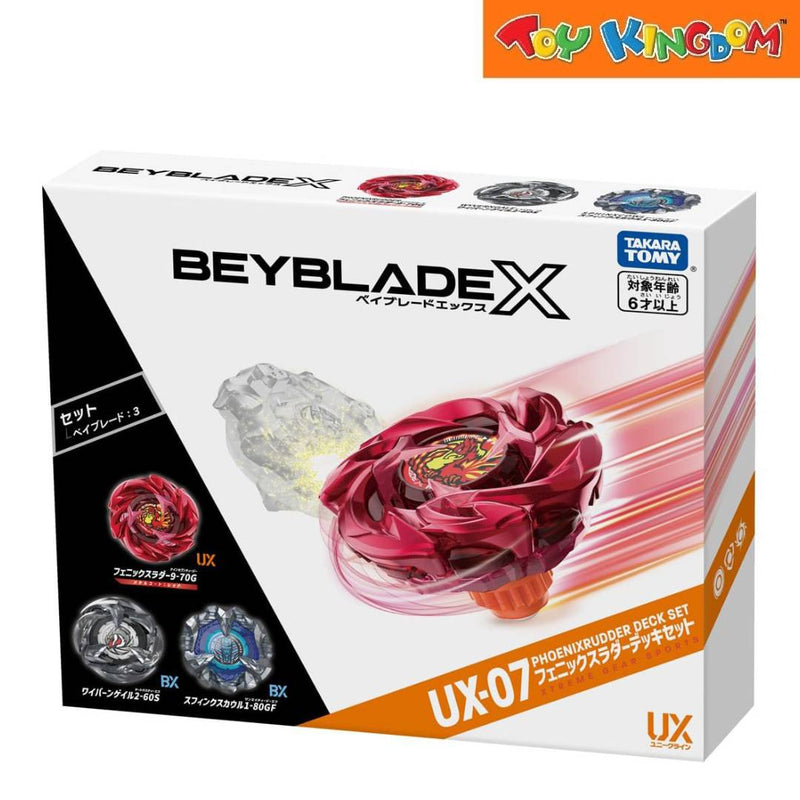 Beyblade X UX-07 Phoenixrudder Deck Set Xtreme Gear Sports