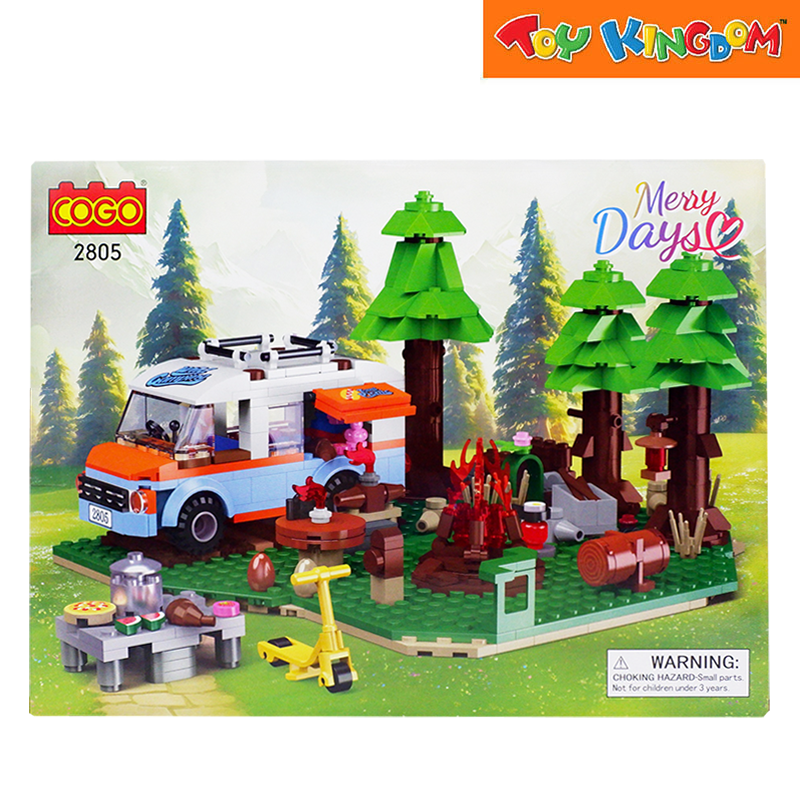 Cogo 2805 Merry Days Camping In The Woods 594pcs Blocks