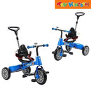 Rastar Mini Cooper 2in1 Foldable Pedal Tricycle Blue Vehicle