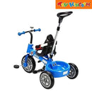 Rastar Mini Cooper 2in1 Foldable Pedal Tricycle Blue Vehicle
