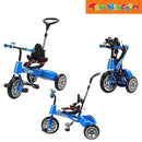 Rastar Mini Cooper 2in1 Foldable Pedal Tricycle Blue Vehicle