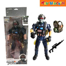 Dream Machine Armed Forces Anti Terrorist Unit Blue Action Figure