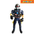 Dream Machine Armed Forces Anti Terrorist Unit Blue Action Figure