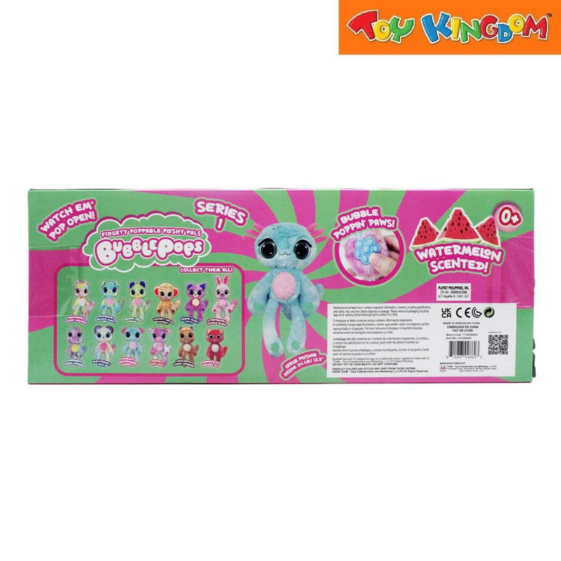 Bubble Pops Series 1 Whacky Watermelon Axolotl Fidgety Poppable Plushy Pals