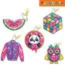 Craze Toys Diamondz Crystal Painting Keychain Set