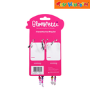 Glamfetti BFF Series 2pcs Rainbow With Block Beads Keychain Set