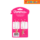 Glamfetti BFF Series Heart And Crown Multi-charm Necklace And Earrings Set