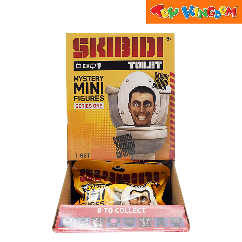Bonkers Series 1 Skibidi Toilet Mystery Mini Figure