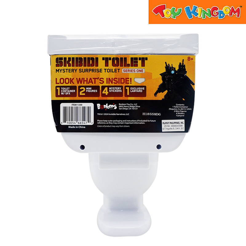 Bonkers Series 1 Skibidi Toilet Mystery Surprise Toilet