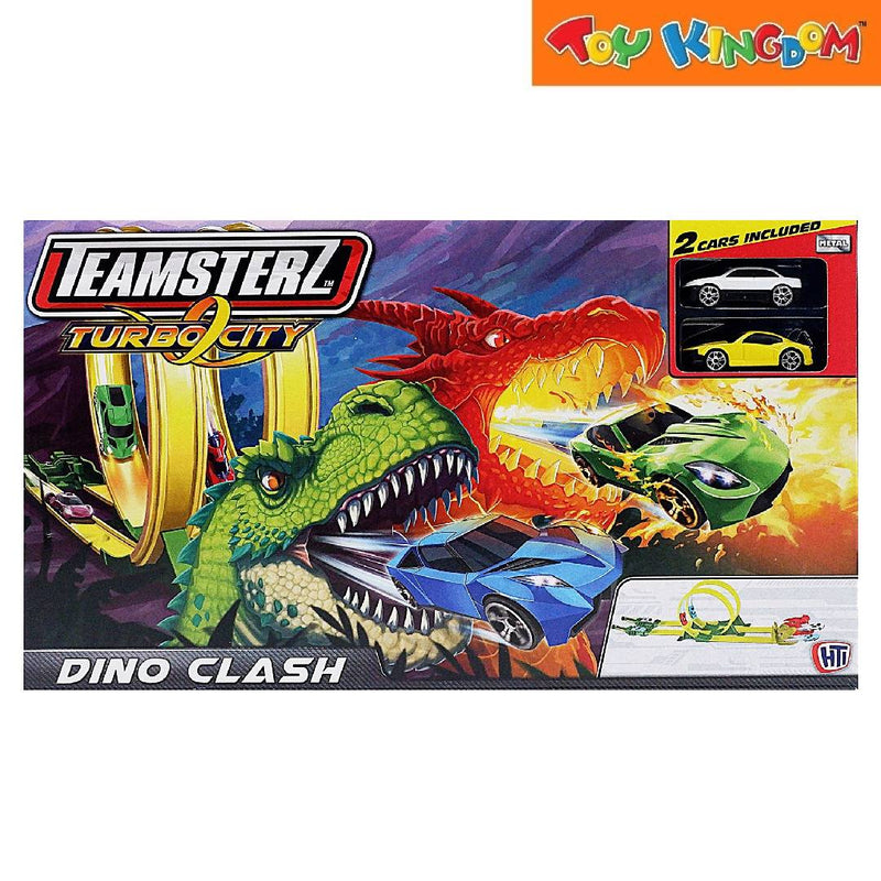 Teamsterz Turbo City Dino Clash Die-cast