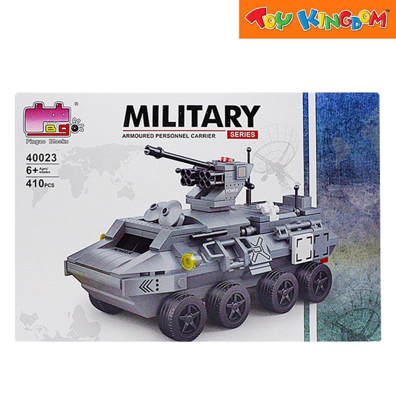 Pingao Blocks 40023 Military Series Armoured Personnel Carrier 410pcs Building Sets