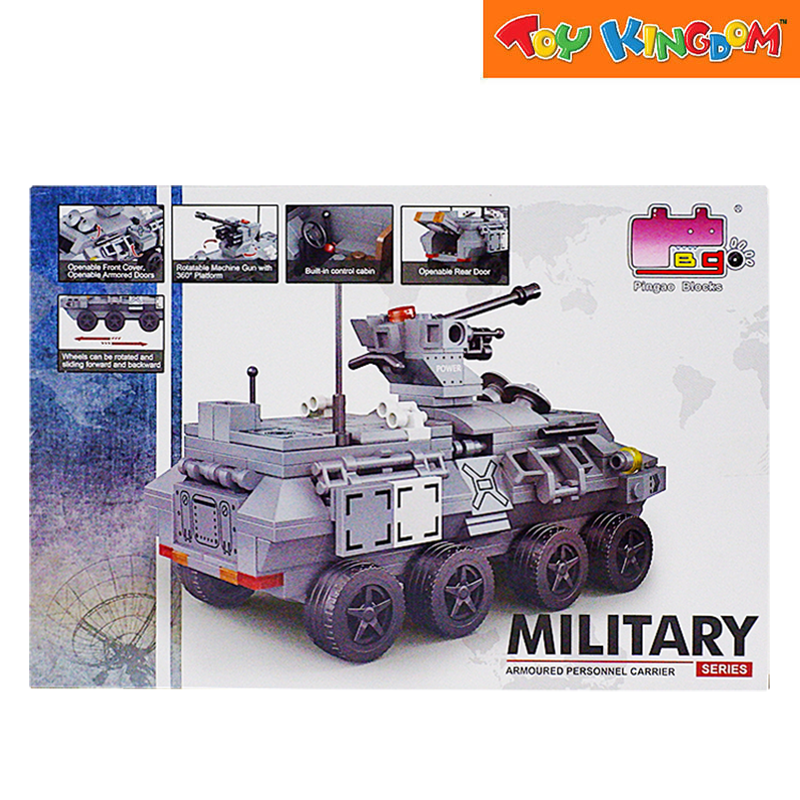 Pingao Blocks 40023 Military Series Armoured Personnel Carrier 410pcs Building Sets