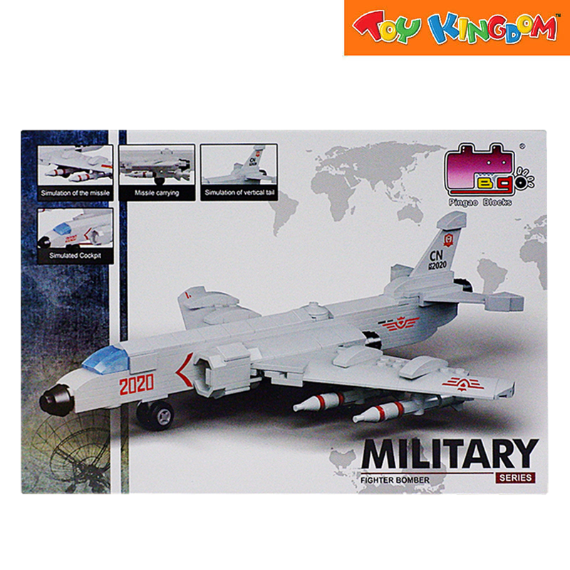 Pingao Blocks 40024 Military Series Fighter Bomber 304pcs Building Sets