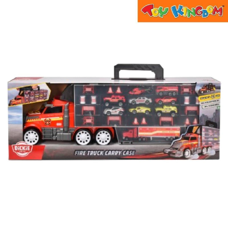 Dickie Toys Fire Truck Carry Case Vehicle