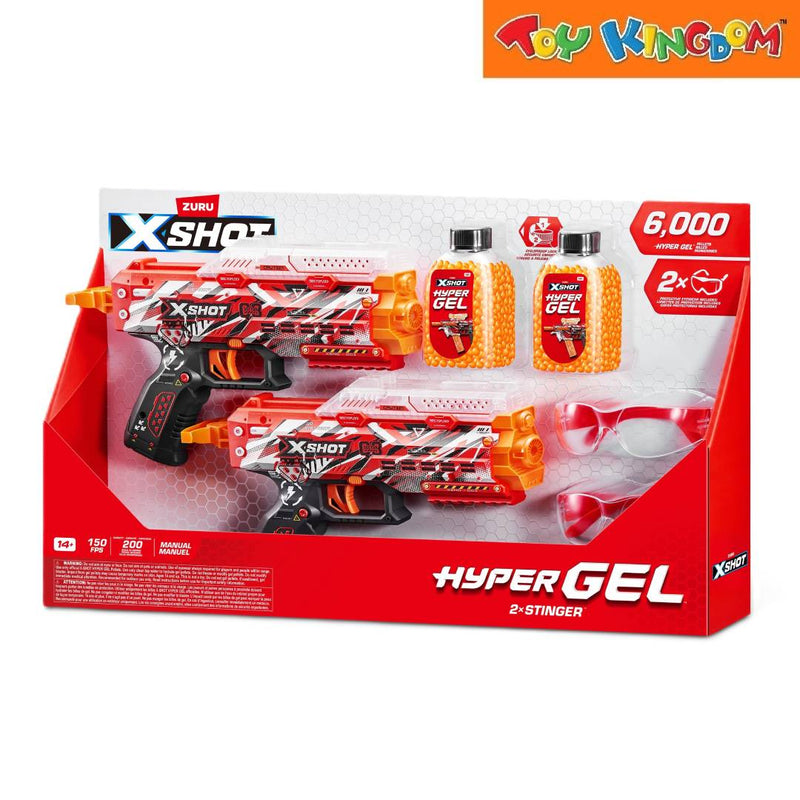 X-Shot Hyper Gel 2 x Stinger Blaster