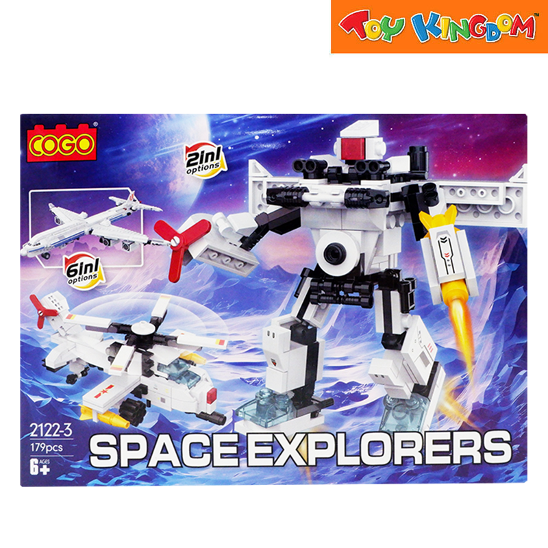 Cogo CG2122 3 Space Explorers 179pcs Blocks