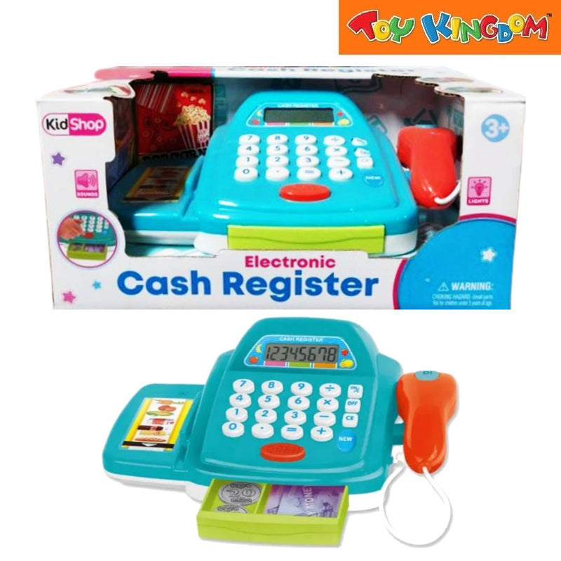 KidShop Electronic Cash Register Blue Playset