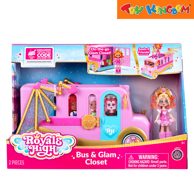 Royale High Bus & Glam Closet Playset