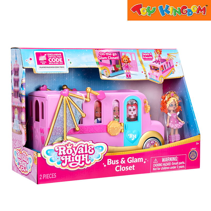 Royale High Bus & Glam Closet Playset