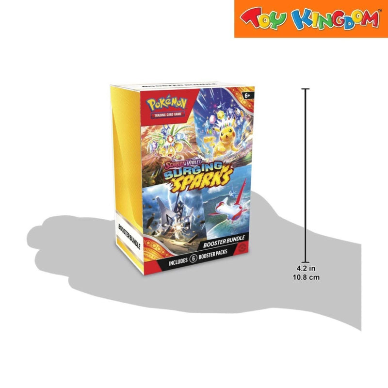 Pokemon SV8 Surging Sparks 6 Booster Bundle Trading Card Game