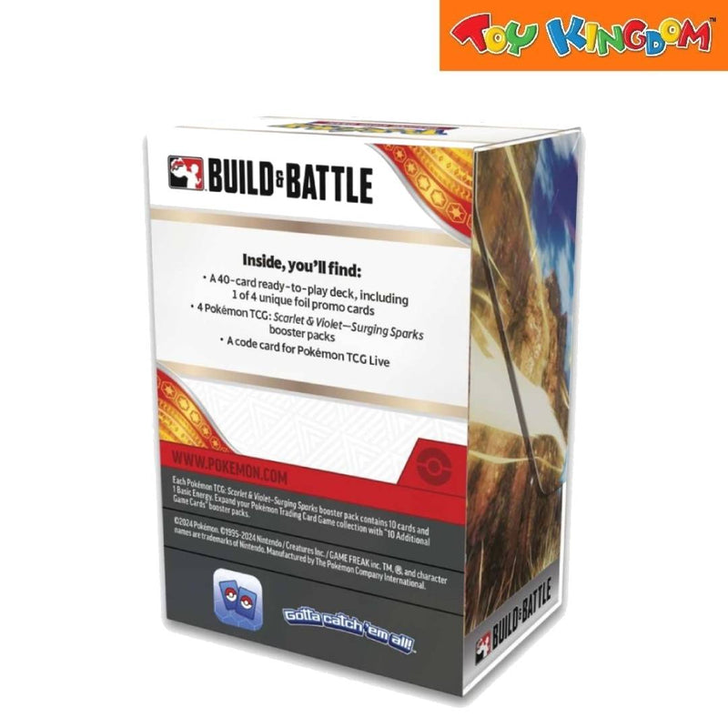 Pokemon SV8 Surging Sparks Build & Battle Box Trading Card Game