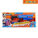 X-Shot Zuru Motorized Clip Mania Insanity 72pcs Blaster