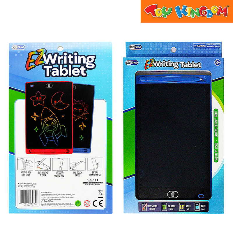 KidShop EZ Writing Sketch N' Erase Blue Creative Activity Tablet