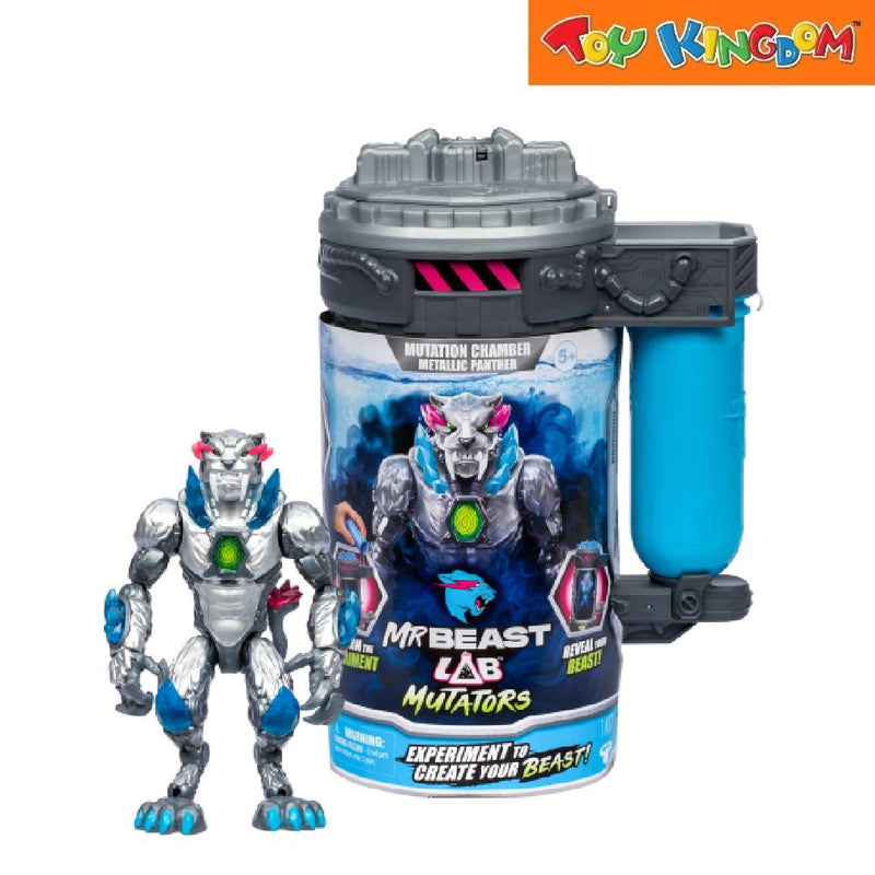 MrBeast Lab Mutators Chamber Metallic Panther Action Figure