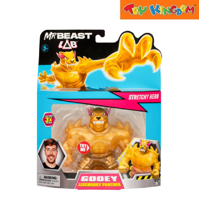 MrBeast Lab Stretchy Hero Legendary Panther Gooey Figure