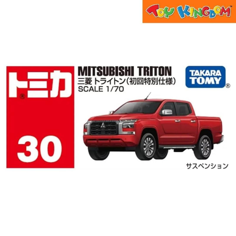 Tomica No. 30 Mitsubishi Triton Red Die-cast