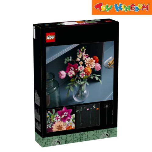 Lego Botanical Collection Pretty Pink Flower Bouquet 749pcs Building Blocks