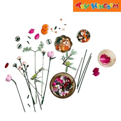 Lego Botanical Collection Pretty Pink Flower Bouquet 749pcs Building Blocks