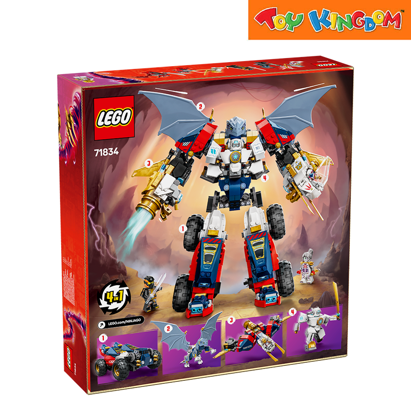 LEGO Ninjago 71834 Zane's Ultra Combiner Mech Building Blocks 2025 1187pcs