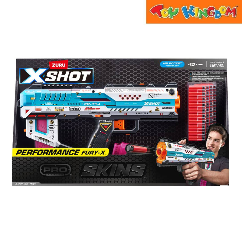 X-Shot Zuru Pro Series Skins Performance Fury X 40pcs Blaster